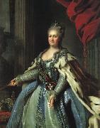 Fedor Rokotov Portrait of Catherine II oil painting reproduction
